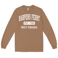 Toasted Coconut harpers ferry west virginia wv vintage established sports pullover hoo Long Sleeve Tee - linhVisuals