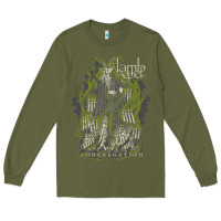 Army Green lamb of god music concert Long Sleeve Tee - linhVisuals