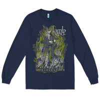 Navy lamb of god music concert Long Sleeve Tee - linhVisuals
