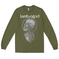 Army Green lamb of god music concert Long Sleeve Tee - linhVisuals