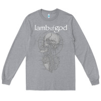 Heather Grey lamb of god music concert Long Sleeve Tee - linhVisuals