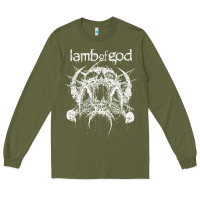 Army Green lamb of god music concert Long Sleeve Tee - linhVisuals
