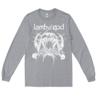 Heather Grey lamb of god music concert Long Sleeve Tee - linhVisuals