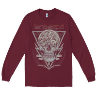 Burgundy lamb of god music concert Long Sleeve Tee - linhVisuals