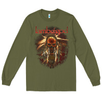 Army Green lamb of god music concert Long Sleeve Tee - linhVisuals