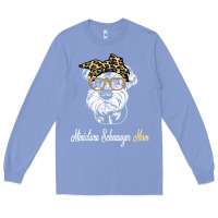 Colony Blue birthday and mother's day gift miniature schnauzer mom t shirt Long Sleeve Tee - linhVisuals