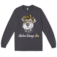 Smoke birthday and mother's day gift miniature schnauzer mom t shirt Long Sleeve Tee - linhVisuals