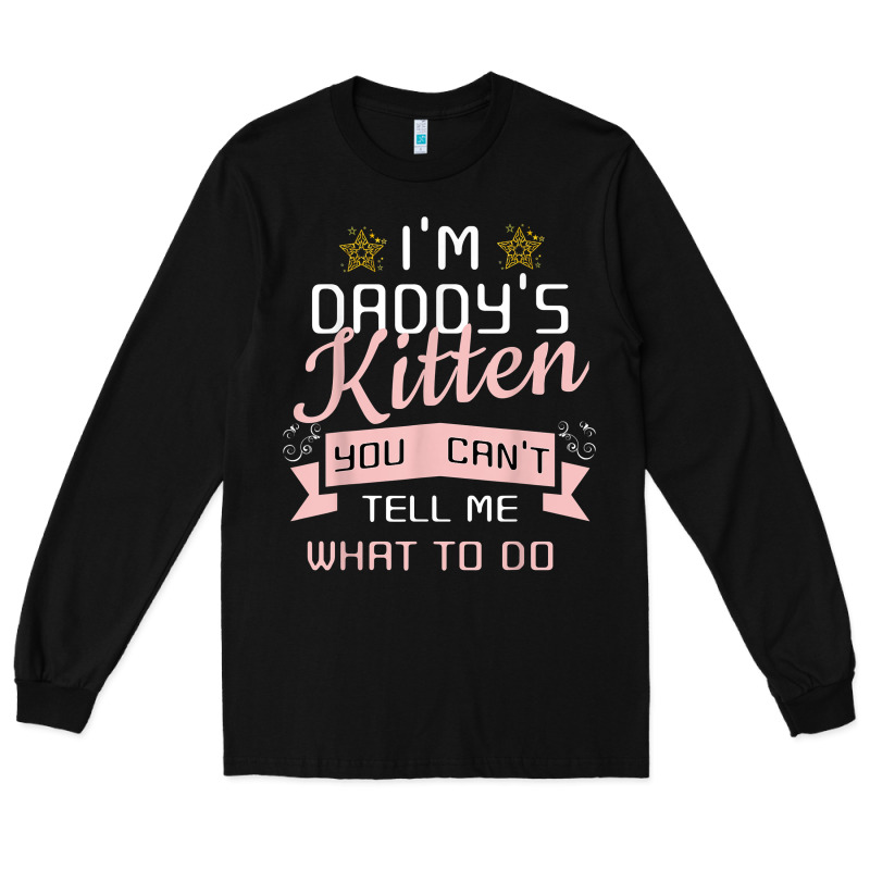 Daddy's Kitten Ddlg Littlespace Daddy Dom Cgl T Shirt Long Sleeve Tee by linhVisuals | Teevron