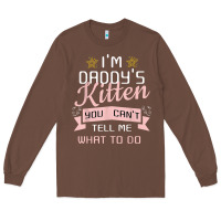 Chestnut daddy's kitten ddlg littlespace daddy dom cgl t shirt Long Sleeve Tee - linhVisuals