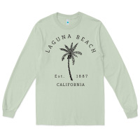 Matcha retro cool laguna beach california palm tree unique novelty sweatshirt Long Sleeve Tee - linhVisuals