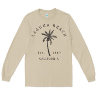 Mushroom retro cool laguna beach california palm tree unique novelty sweatshirt Long Sleeve Tee - linhVisuals