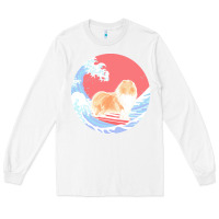 White rough collie t  shirt rough collie gifts   ocean waves surfing rough c Long Sleeve Tee - linhVisuals