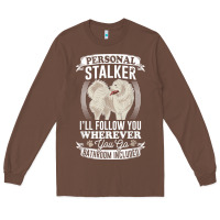 Chestnut great pyrenees stalker great pyrenees gifts great pyrenees t shirt Long Sleeve Tee - linhVisuals