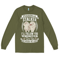 Army Green great pyrenees stalker great pyrenees gifts great pyrenees t shirt Long Sleeve Tee - linhVisuals