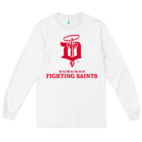 White the-dubuque-fighting-saints-pen Long Sleeve Tee - linhVisuals