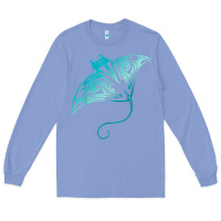 Colony Blue hawaii tribal manta ray hawaiian shirt shark lover t shirt Long Sleeve Tee - linhVisuals