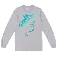 Moon Dust hawaii tribal manta ray hawaiian shirt shark lover t shirt Long Sleeve Tee - linhVisuals