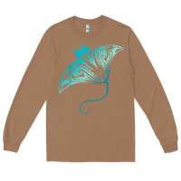 Toasted Coconut hawaii tribal manta ray hawaiian shirt shark lover t shirt Long Sleeve Tee - linhVisuals