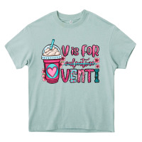 Arona v is for valentine venti coffee cup Heavy Core Tee - OliviaCreatesArt