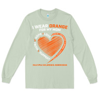 Matcha i wear orange for my mom ms multiple sclerosis awareness t shirt Long Sleeve Tee - linhVisuals
