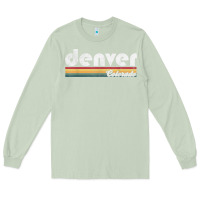 Matcha denver colorado vintage 70's 80's retro style men women t shirt Long Sleeve Tee - linhVisuals