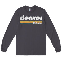 Smoke denver colorado vintage 70's 80's retro style men women t shirt Long Sleeve Tee - linhVisuals