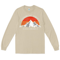 Mushroom retro vintage steamboat springs colorado distressed t shirt Long Sleeve Tee - linhVisuals