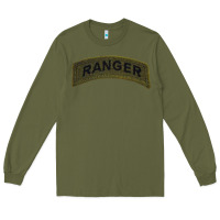 Army Green army ranger tab subdued infantry grunt pullover hoodie Long Sleeve Tee - linhVisuals