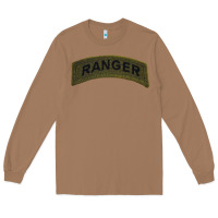 Toasted Coconut army ranger tab subdued infantry grunt pullover hoodie Long Sleeve Tee - linhVisuals