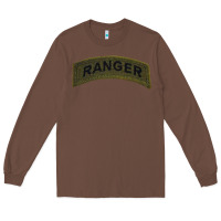 Chestnut army ranger tab subdued infantry grunt pullover hoodie Long Sleeve Tee - linhVisuals
