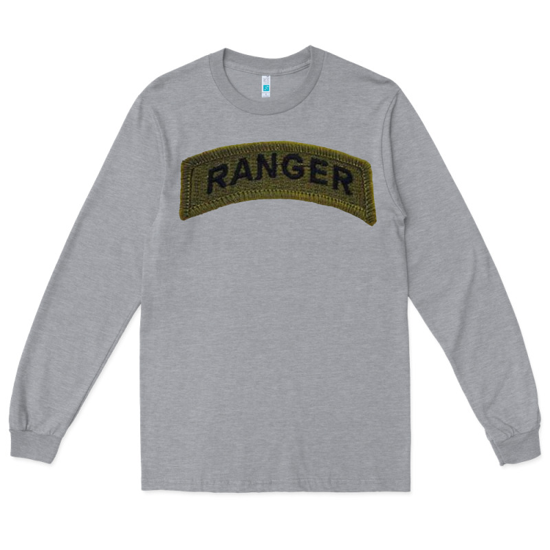 Army Ranger Tab Subdued Infantry Grunt Pullover Hoodie Long Sleeve Tee by linhVisuals | Teevron