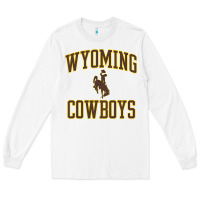 White kids wyoming cowboys apparel gameday arch over cowboys t shirt Long Sleeve Tee - linhVisuals