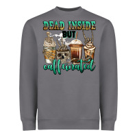 Storm dead inside but caffeinated skeleton coffee cups Heavyweight Sweatshirt - Jasminsmagicworld