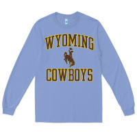 Colony Blue kids wyoming cowboys apparel gameday arch over cowboys t shirt Long Sleeve Tee - linhVisuals