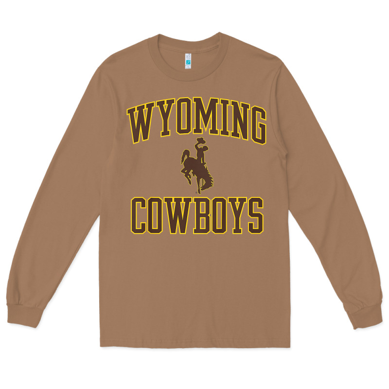 Kids Wyoming Cowboys Apparel Gameday Arch Over Cowboys T Shirt Long Sleeve Tee by linhVisuals | Teevron