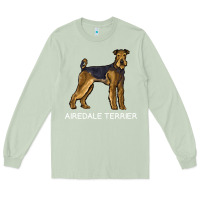 Matcha airedale terrier crazy dog lover sweatshirt Long Sleeve Tee - linhVisuals