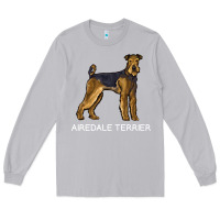Moon Dust airedale terrier crazy dog lover sweatshirt Long Sleeve Tee - linhVisuals
