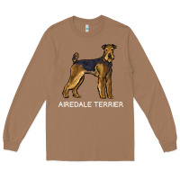 Toasted Coconut airedale terrier crazy dog lover sweatshirt Long Sleeve Tee - linhVisuals