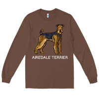Airedale Terrier Crazy Dog Lover Sweatshirt Long Sleeve Tee | Teevron