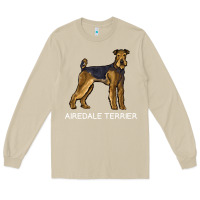 Mushroom airedale terrier crazy dog lover sweatshirt Long Sleeve Tee - linhVisuals
