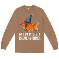 Toasted Coconut mindset motivational quote cute goldfish shark fish t shirt Long Sleeve Tee - linhVisuals