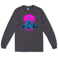 Smoke pink sun   official gunship t shirt Long Sleeve Tee - linhVisuals