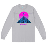 Moon Dust pink sun   official gunship t shirt Long Sleeve Tee - linhVisuals