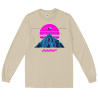 Mushroom pink sun   official gunship t shirt Long Sleeve Tee - linhVisuals