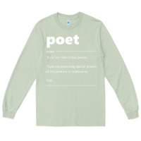 Matcha poet definition funny for poet drama poetry poems t shirt Long Sleeve Tee - linhVisuals