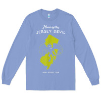 Colony Blue home of the jersey devil   new jersey, usa t shirt Long Sleeve Tee - linhVisuals