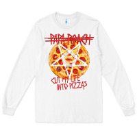 White papa roach   official merchandise  cut my life into pizzas t shirt Long Sleeve Tee - linhVisuals
