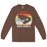 Chestnut retro more cowbell shirt funny drummer gift vintage t shirt Long Sleeve Tee - linhVisuals