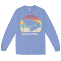 Colony Blue retro more cowbell shirt funny drummer gift vintage t shirt Long Sleeve Tee - linhVisuals