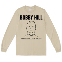 Mushroom bobby hill that boy ain't right [tw] Long Sleeve Tee - linhVisuals